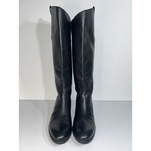 Sam Edelman Penny2 Riding Boots Black Leather Equestrian Women's 7.5 - Picture 2 of 7